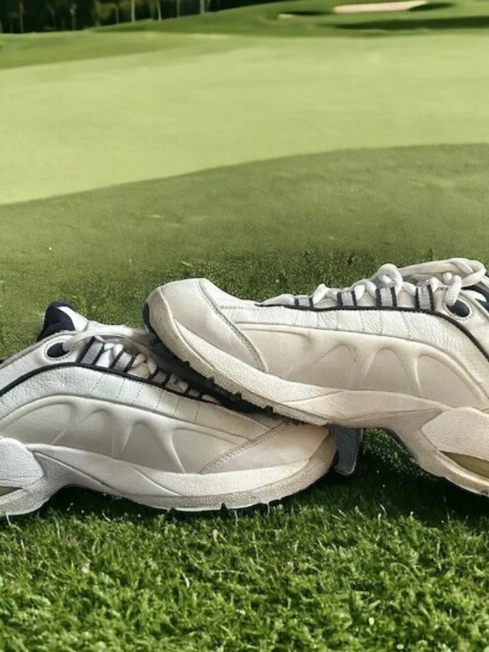 Nike Womens Air Monarch Golf Shoes White 192097 Size 8
